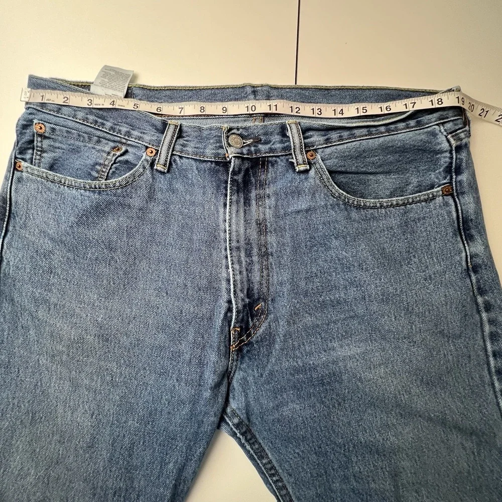Levi's 505 Jeans Men's 36x32 Straight Leg Blue Denim Regular